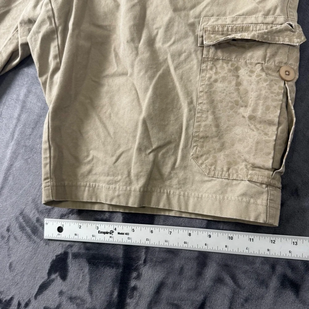 Nike Cargo Shorts Mens 38 Khaki Tan Nike Air Safari Print Canvas Outdoor